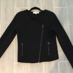 Loft zip front sweater
